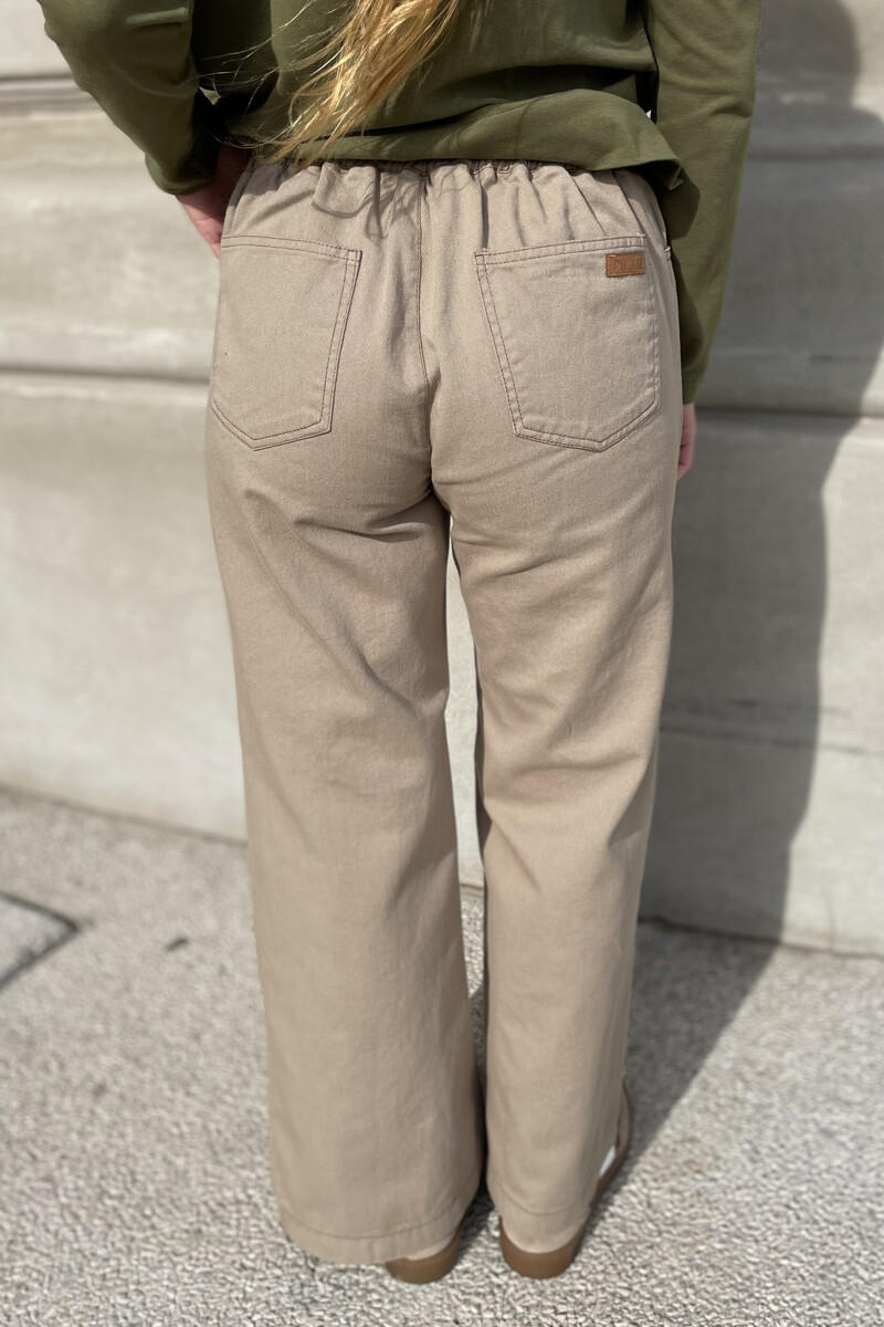 Pantalon cotidiano Visón