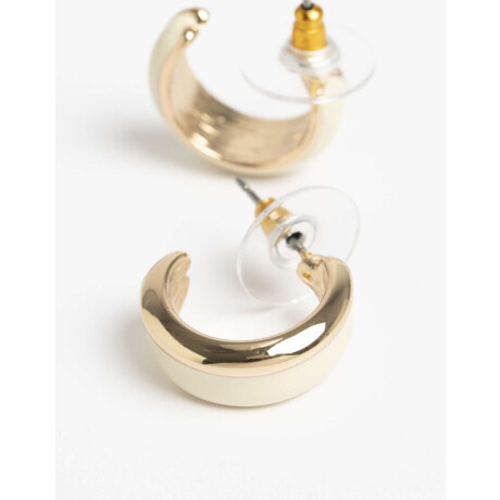 Argollas Bañadas En Oro Dorado