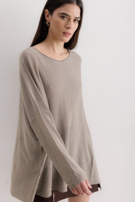 Sweater Tossa Gris Lurex