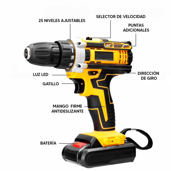 Amoladora Angulár Batería + Taladro Inalámbrico PK AMOLADORA ANGULAR + TALADRO INALAMBRI