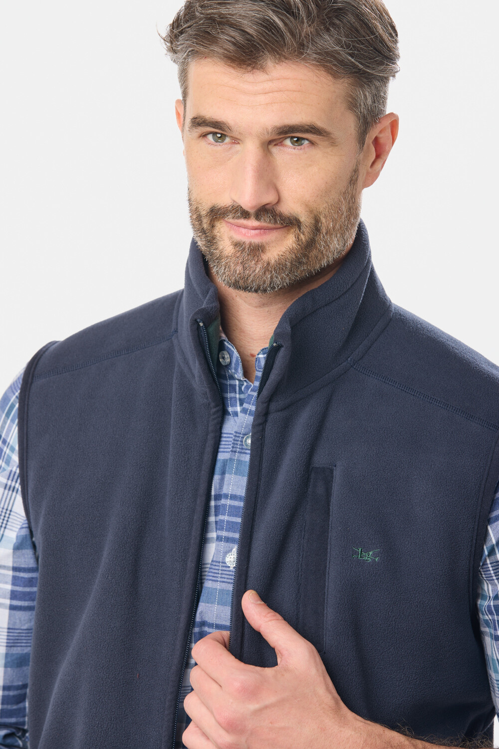 CHALECO POLAR DE ABRIGO Azul