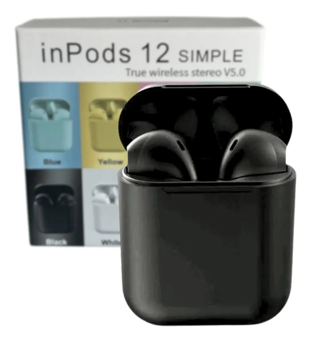 Auriculares Inpods 12 Simple - NEGRO 