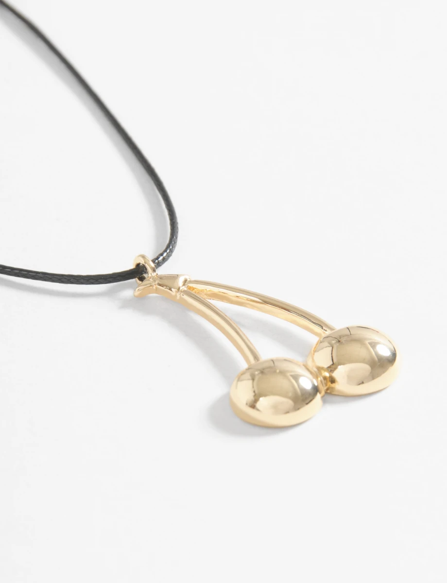 Collar cord dije cherry - dorado 