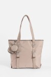 Shopper con monederos removibles beige