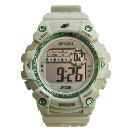 Reloj Deportivo Unisex de Pulsera Waterproof Pantalla Luz Verde
