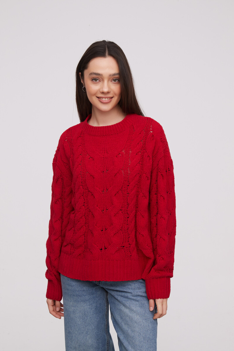 Sweater Petz - Rojo Oscuro 