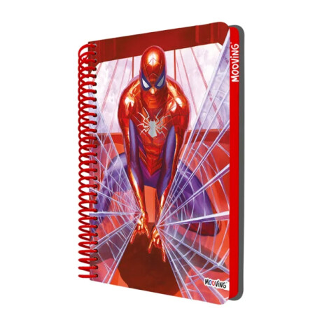 Cuaderno Mooving Carta 96 hojas Licencias Spider Man Rojo