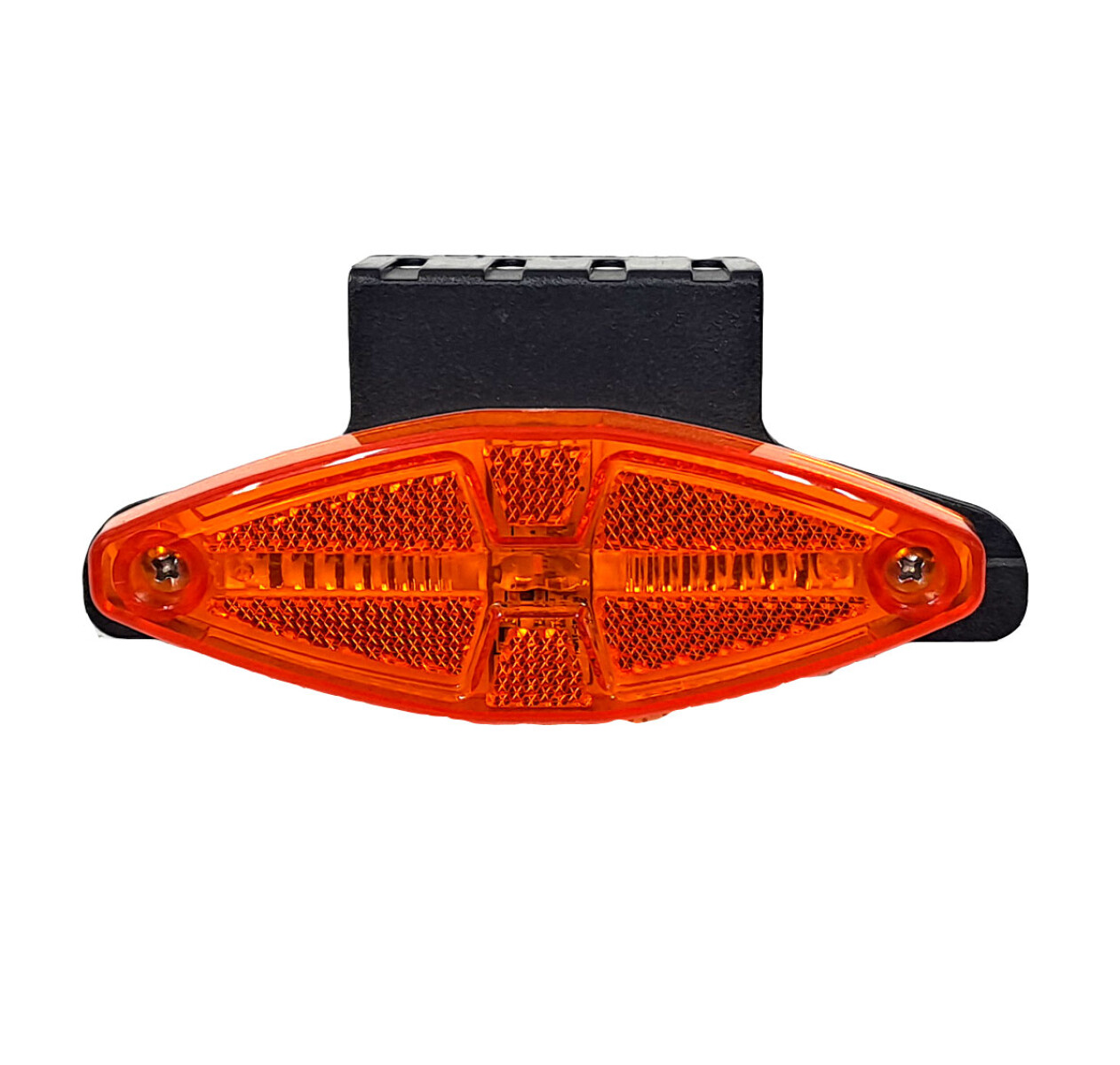 FAROL - LATERAL AMBAR LED 12V/24V 12X4CM ROMBO C/FICHA - 