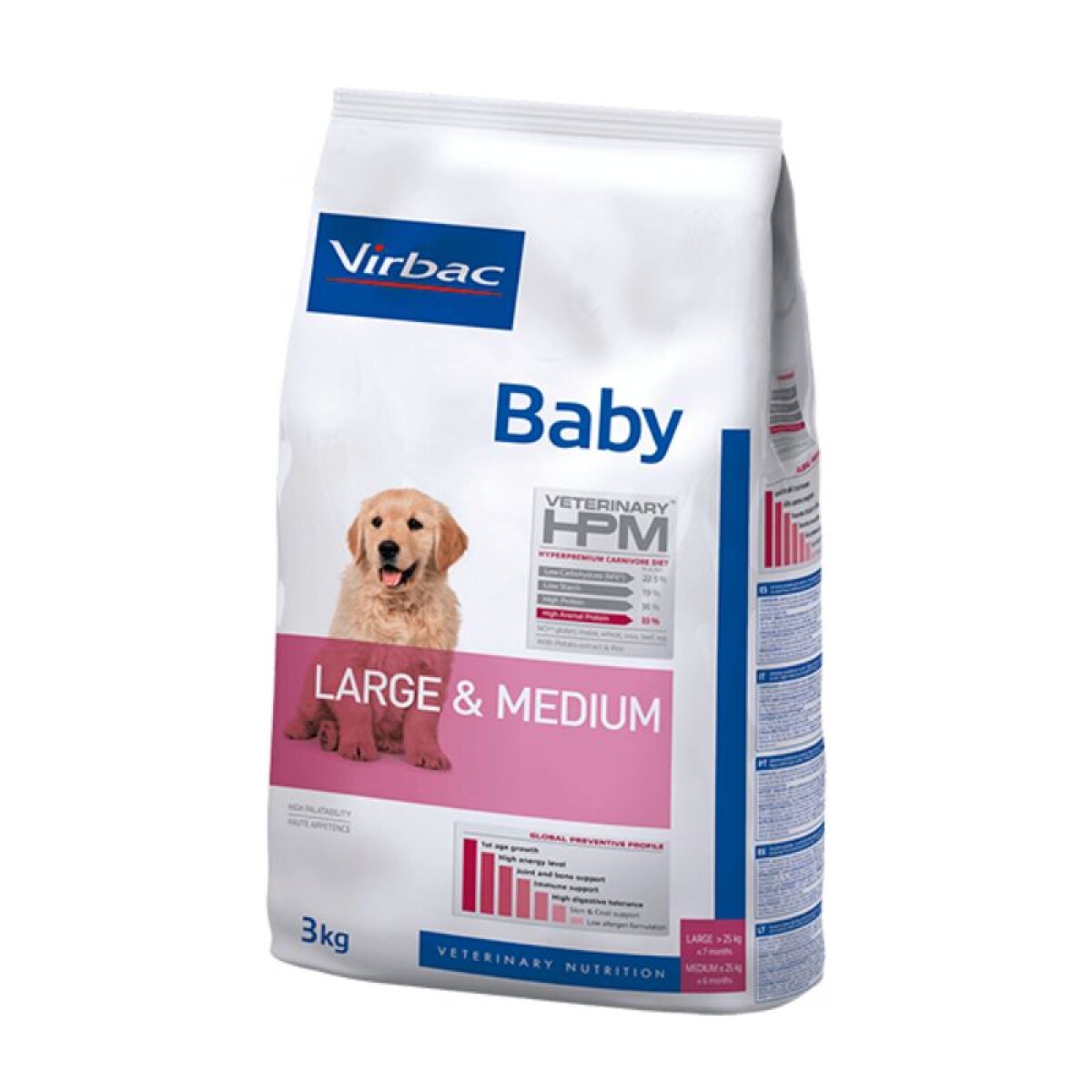 HPM BABY DOG SPECIAL MEDIUM 3 KG - Hpm Baby Dog Special Medium 3 Kg 