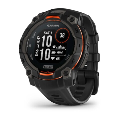 Reloj Deportivo Garmin Instinct 3 Solar Black/red
