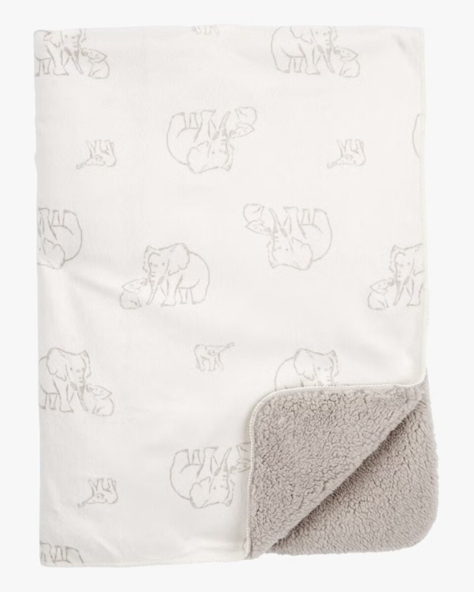 Manta fleece gris elefante CARTERS 