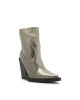 Bota Tejana Corta Color Plateado U