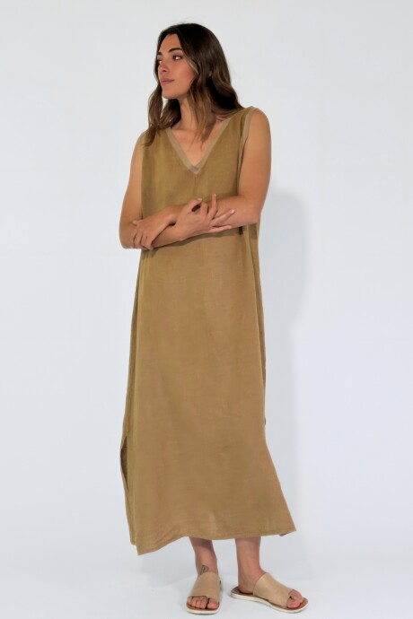VESTIDO CAPRI Camel