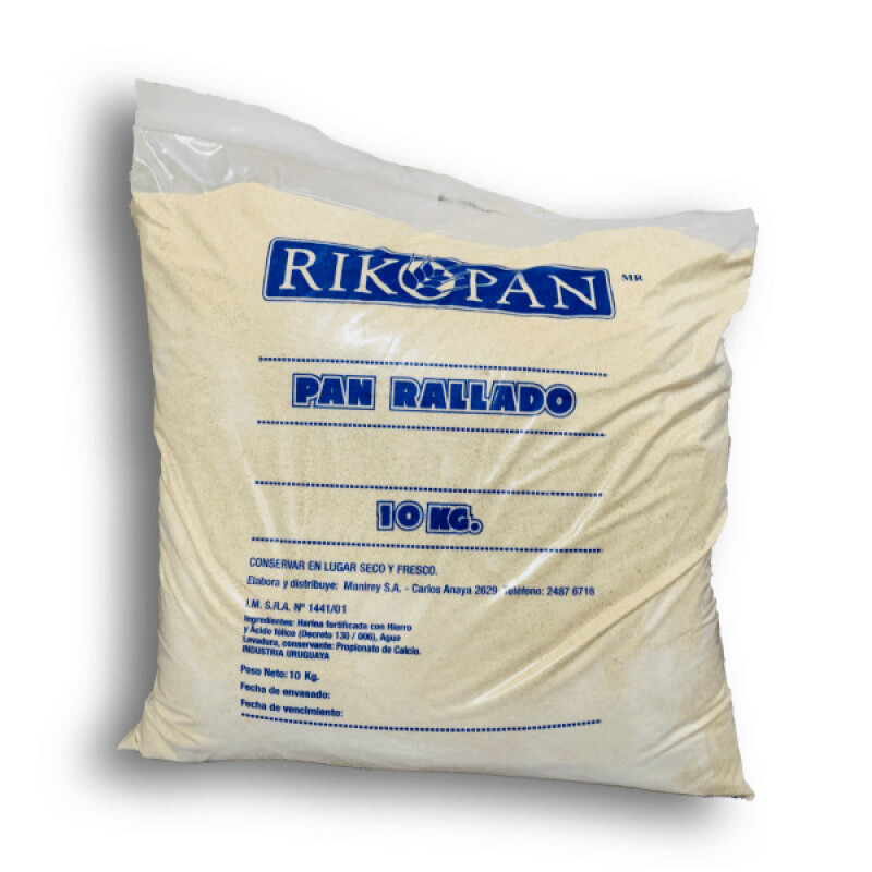 PAN RALLADO RIKOPAN 10K Pan Rallado Rikopan 10k