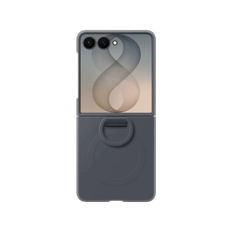 Funda Samsung Silicone Ring Magnet para Galaxy Z Flip8 Black