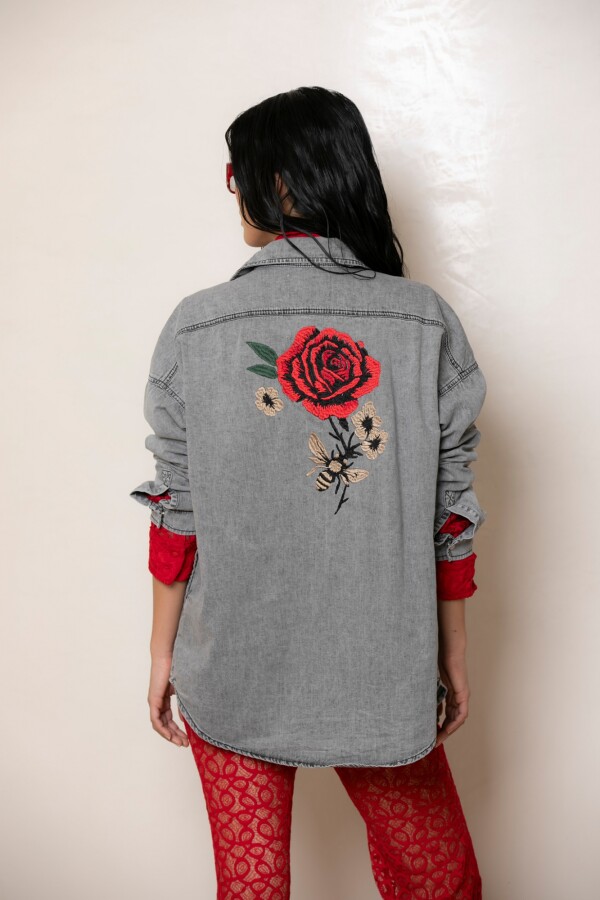 Camisa Jean Grey Rose