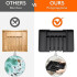 Organizador Cubiertos Extensible Cajon Utensilios Cubertero IMBACK Negro Organizador Cubiertos Extensible Cajon Utensilios Cubertero IMBACK Negro