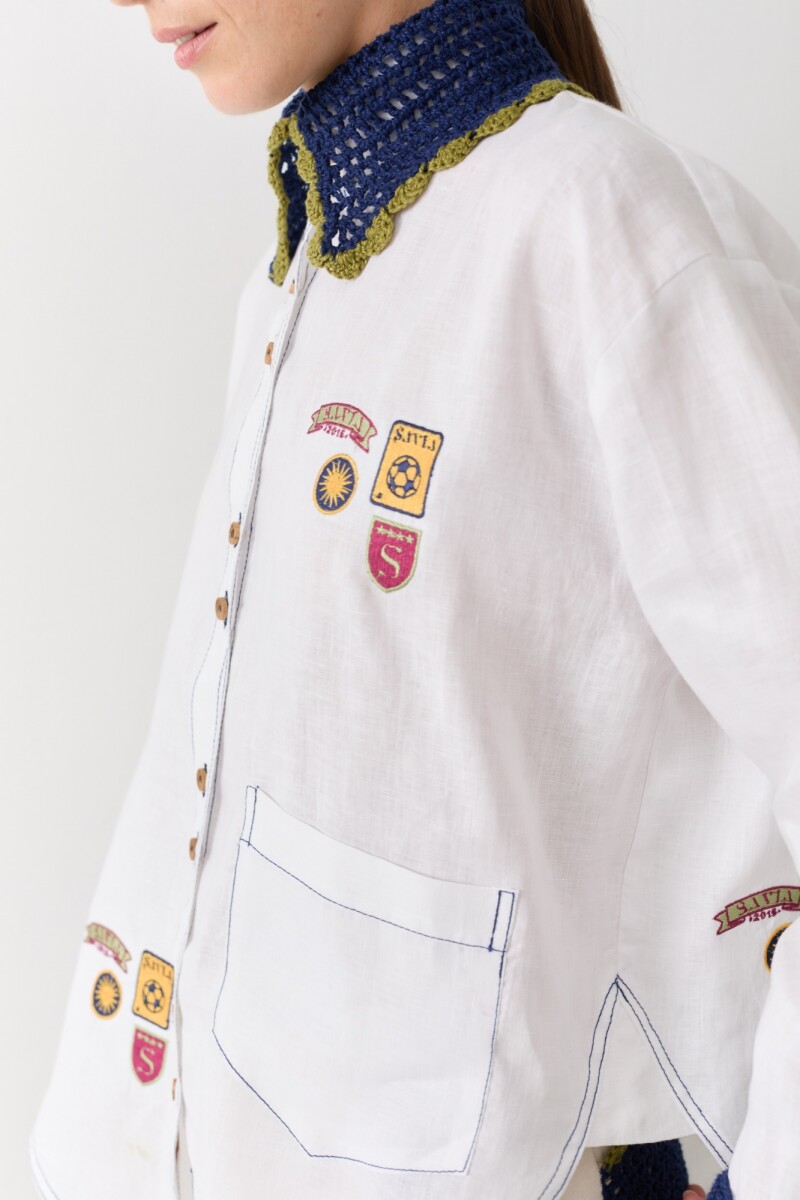 CAMISA EMBLEMA ARM Blanco