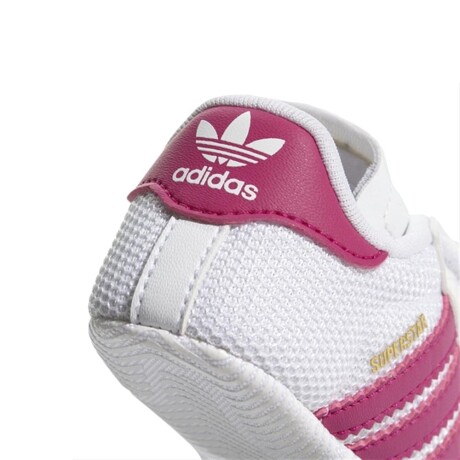 Championes adidas Superstar Crib de niño White & Coral
