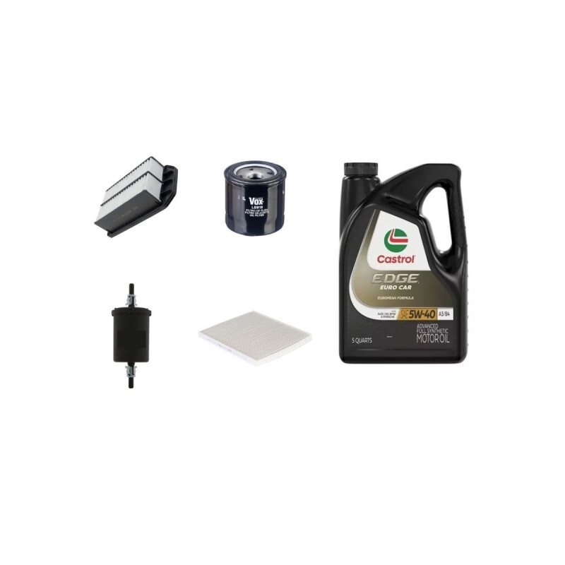 KIT DE FILTROS Y ACEITE 5W40 CASTROL Kit De Filtros Y Aceite 5w40 Castrol