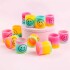 Set x12 Resorte Espiral Mágico Arcoiris Colores Cara Slinky Variante Diseño Multicolor