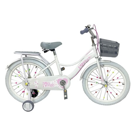 Bicicleta Modelo Pink Rodado 12 Blanco