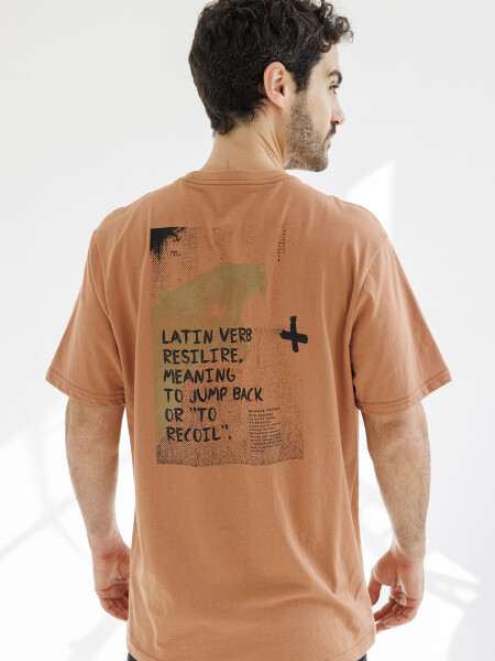 T-SHIRT ROAR OCRE
