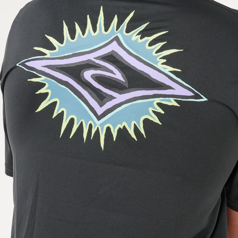 Lycra Rip Curl Raw Burst Upf - Negro Lycra Rip Curl Raw Burst Upf - Negro