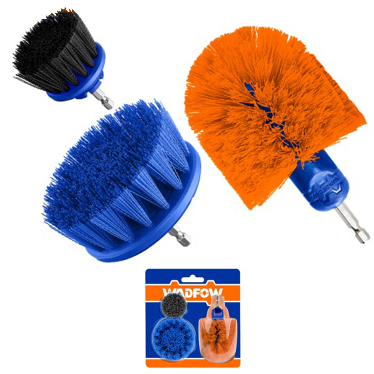 SET X 3 CEPILLOS MULTI USO PARA ATORNILLADOR WND5401 WADFOW 