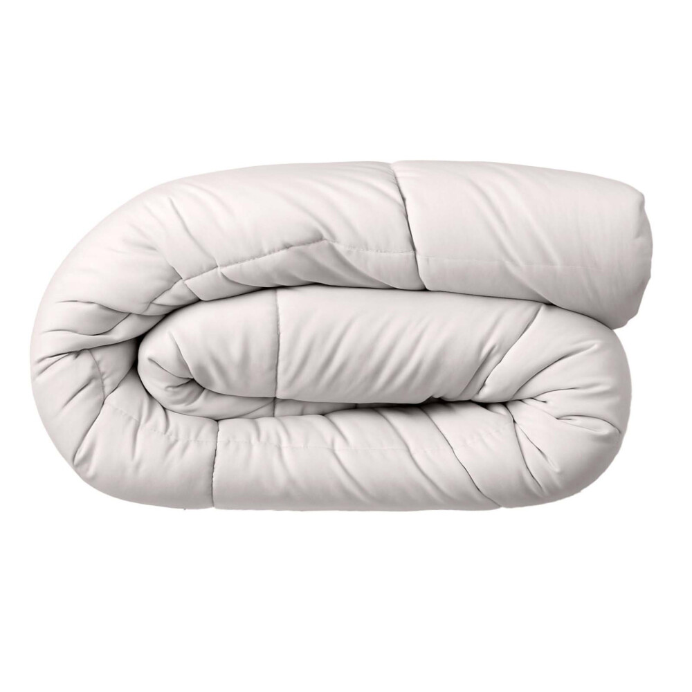 ACOLCHADO KING ALGODON GRIS PLUMI