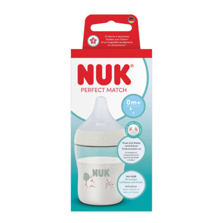 Mamadera NUK Perfect Match con Tetina de Silicona Flujo Lento 150ml Mamadera NUK Perfect Match con Tetina de Silicona Flujo Lento 150ml