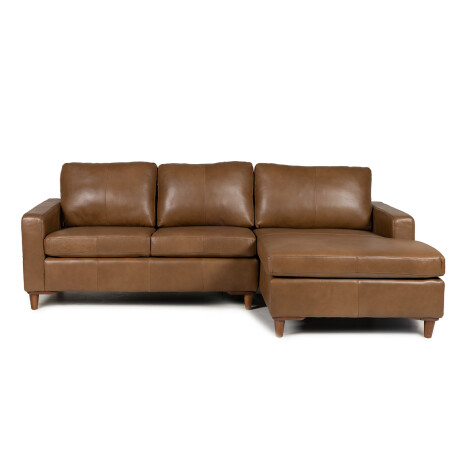 Rinconera Sevilha - Cuero Natural - Chaise Derecho 1015 (Capuccino)