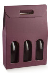 Caja c/ventana 3 botellas 27x9x38,5 - 37715 - SKIN VINACCIA Caja c/ventana 3 botellas 27x9x38,5 - 37715 - SKIN VINACCIA