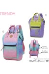 Mochila trendy degrade Rosa