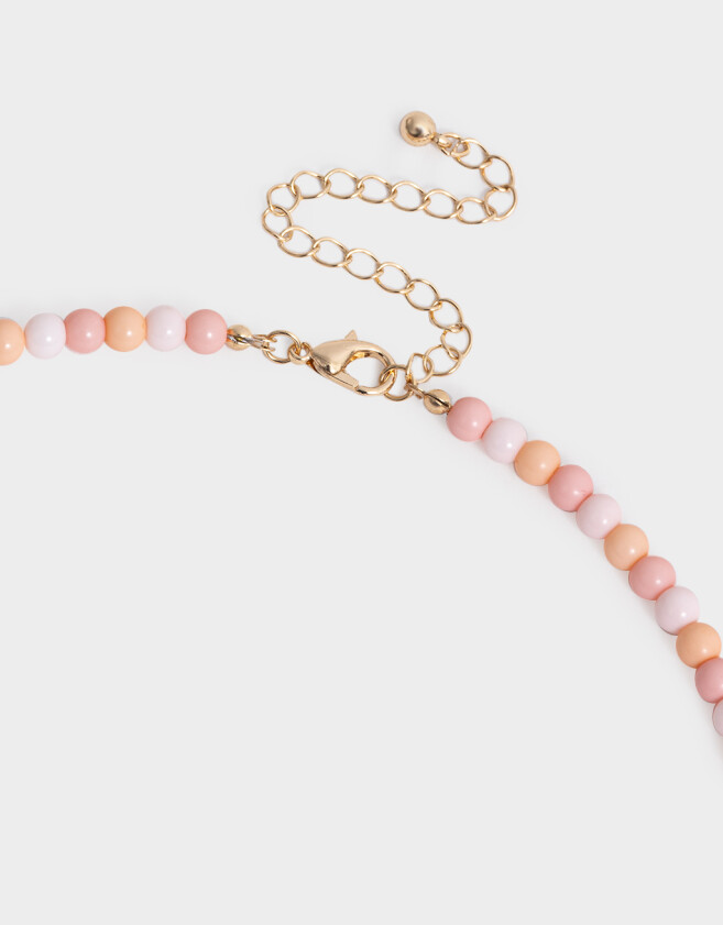 Collares Infantiles Con beads Dorado