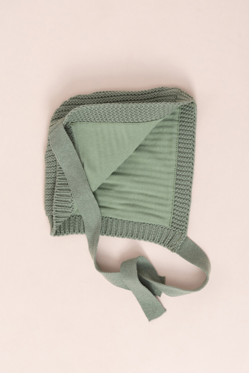 Gorro abrigado con orejas Verde