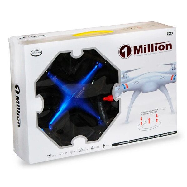 Drone Ledstar Dm93 Con Retorno Automático AZUL