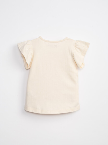 Remera volados Crudo
