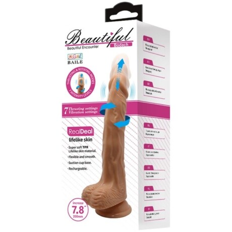 Vibrador Realístico Rotador y Empuje Beautiful Bodach Vibrador Realístico Rotador y Empuje Beautiful Bodach