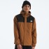 Campera Impermeable Antora hombre Burnt Umber/tnf Black