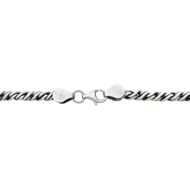 Cadena Tourbillon-Plata y Oro-Sin Piedra-CD5002 sinpiedra