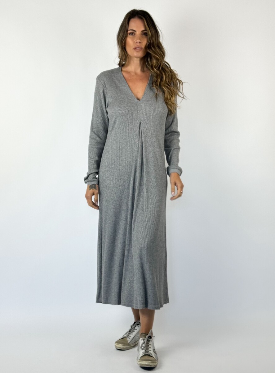 VESTIDO ELEUTERIA - GRIS 