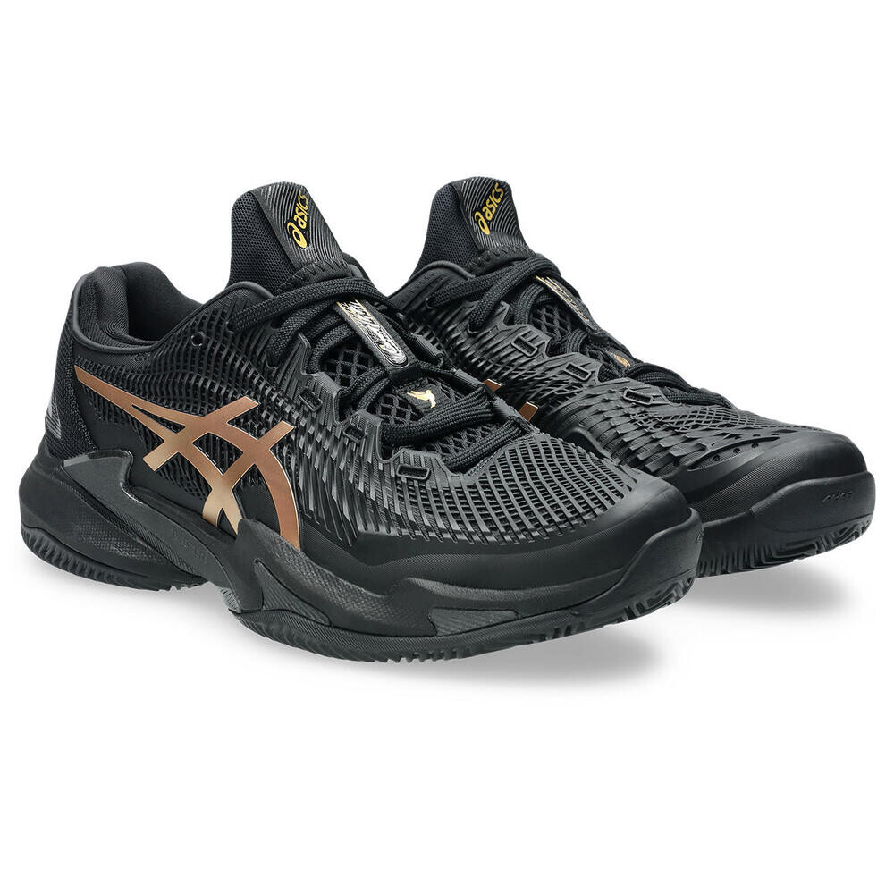 Zapatillas Tenis Court Ff 3 Novak Clay Night Hombre Black/prism Gold