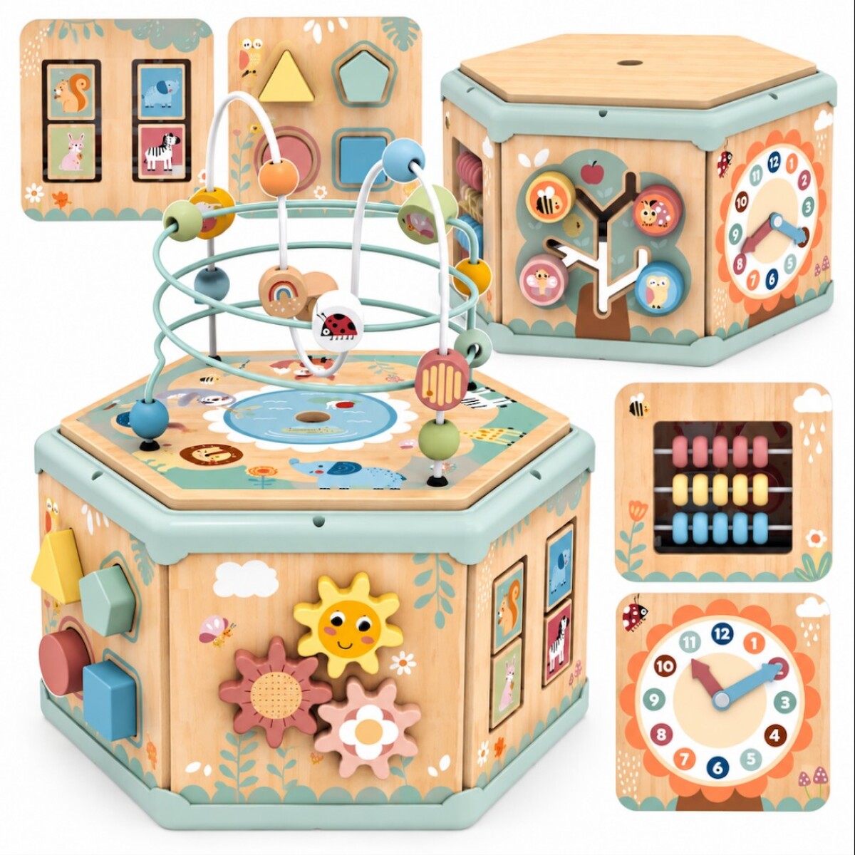 Cubo de actividades 7 en 1 tooky toys 