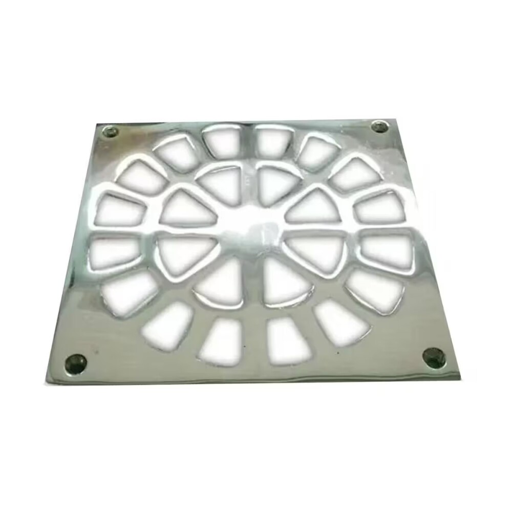 Rejilla bronce cromada reposición reja 15x15 cm Rejilla Bronce Cromada Reposición Reja 15x15 Cm