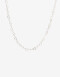 Collares Cortos Metal Collar Corto Metal Corazones - Plateado Rodio