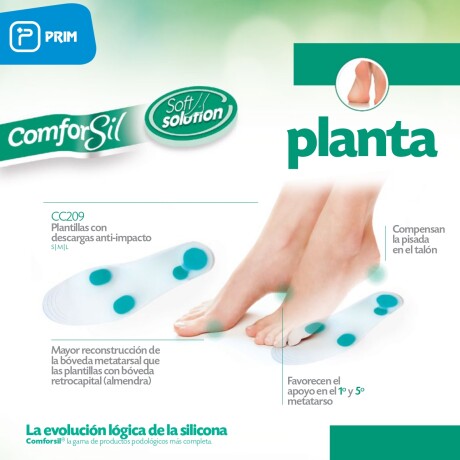 Comforgel Plantillas con Descarga Anti-impacto Talle M