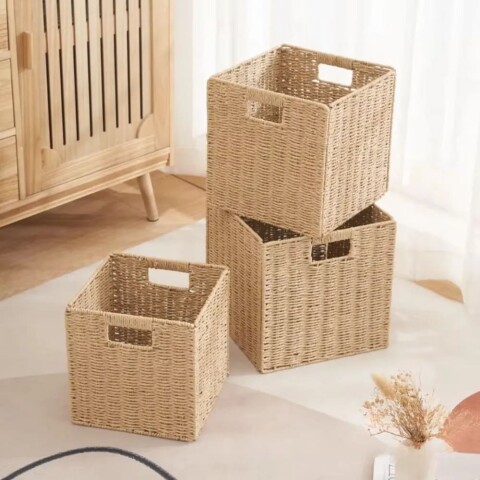 Cesto cubo ratán Cesto cubo ratán