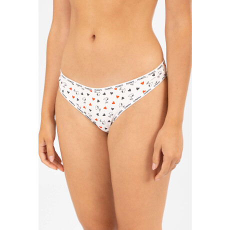 Bikini snoopy comfort Blanco