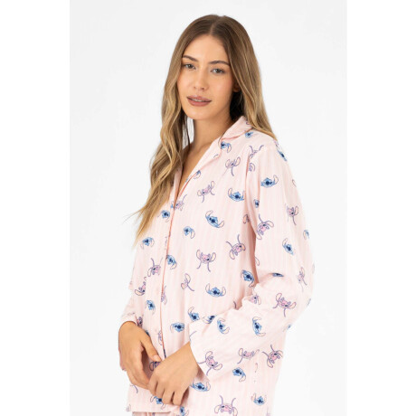 Pijama americano stitch angel Rosado